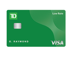 TD Low Rate Visa Card - TD Low Interest credit card